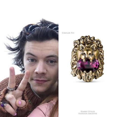 harry stles gucci ring|Harry Styles handbags.